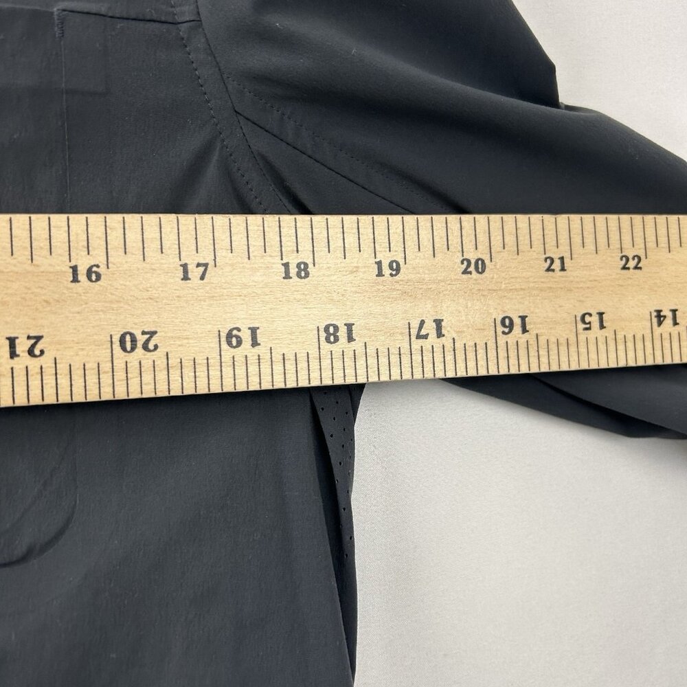 Lululemon Shirt Men Small Black Zenway Snap Button Up Vented Long Sleeve Casual - Picture 7 of 16